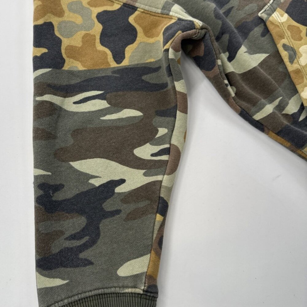 Hooded Camo Sweatshirt Hoodie Youth Boys Small 8 Pockets Outdoor Hunting Casual - Picture 8 of 12